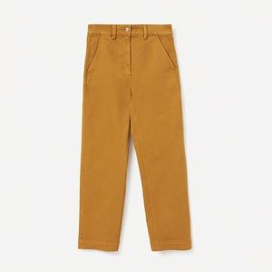 Everlane Straight Leg Crop in Golden Brown